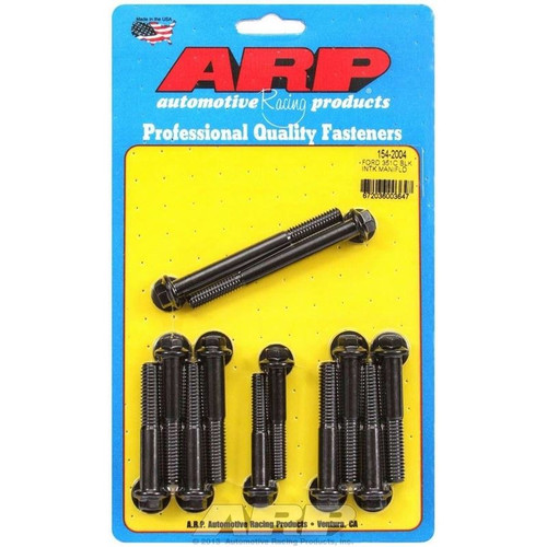 ARP 154-2004 Ford Cleveland, Intake Manifold Bolt Kit, 3/8-16 in. Thread, Hex Head, Chromoly