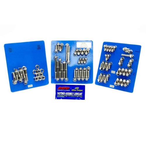 ARP 545-9601 Mopar B/RB, Engine Fastener Kit, Hex Head, Stainless Steel, Polished