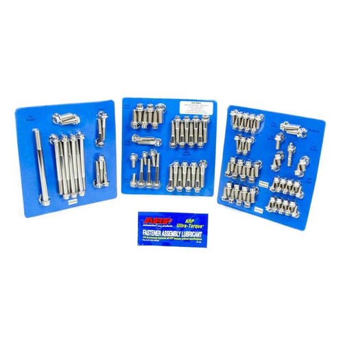 ARP 555-9501 BB Ford, Engine Fastener Kit, 12-Point, Stainless Steel, Polished