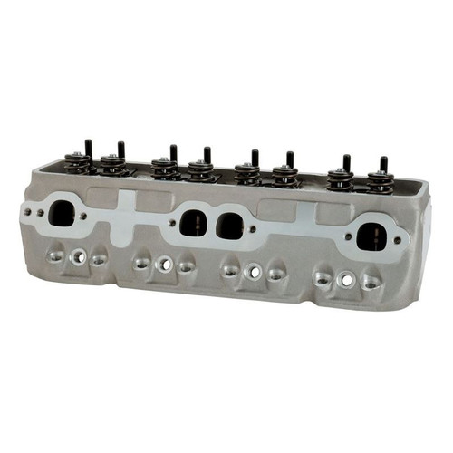 Brodix 1021000 SBC IK200 Aluminum Head 200cc/64cc, Assembled, 2.02/1.6 in. Valves, Straight Plug, Pair