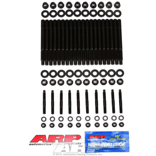 ARP 234-4317 GM LS Cylinder Head Stud Kit, 12-Point Head, 8740 chromoly, Black Oxide