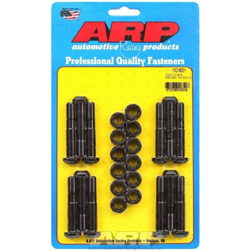 ARP 152-6001 Ford 6-Cyl. High Performance Connecting Rod Bolts, Hex, Chromoly, Set of 12