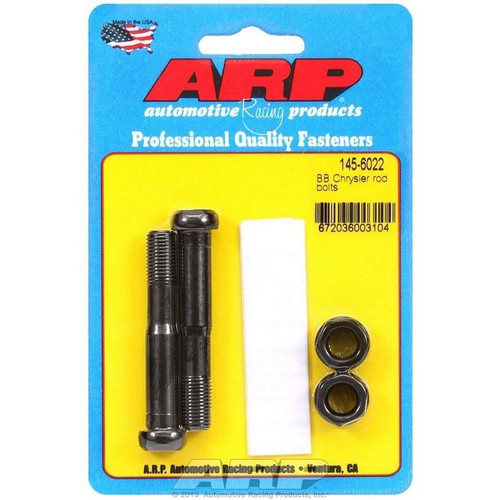ARP 145-6022 Mopar B/RB, High Performance Connecting Rod Bolts, Hex, Chromoly, Pair