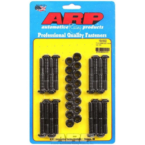 ARP 154-6402 SB Ford, High Performance Connecting Rod Bolts, Hex, Wave-Loc, Chromoly, Set of 16