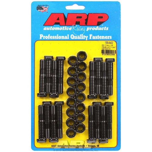 ARP 135-6402 BBC High Performance Connecting Rod Bolts, Hex, Wave-Loc, Chromoly, Set of 16
