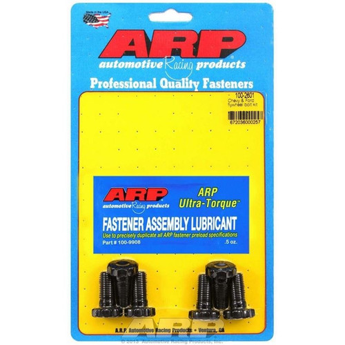 ARP 100-2801 GM V8 Performance Flywheel Bolts, 7/16-20 in. Thread, 1 in. Long, 12-Point