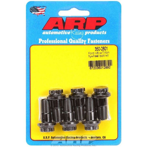 ARP 350-2801 BB Ford, Pro Series Flywheel Bolts, 7/16-20 in., 12-Point, 0.950 in. Long
