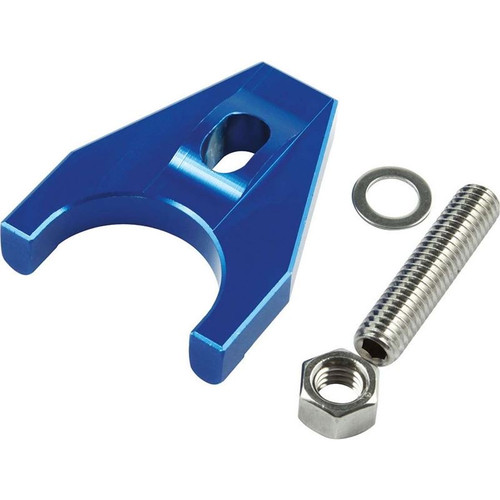 Allstar ALL27502 Chevy Billet Aluminum Distributor Hold Down, Blue Anodized