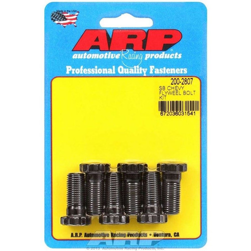 ARP 200-2807 GM Pro Series Flywheel Bolts, 7/16-20 in. Thread, 1 in. Long, 1-Piece Main, 12-Point Head