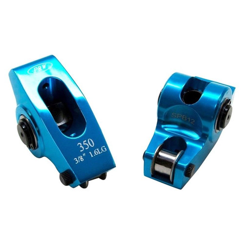 PRW 0335021 SB Chevy Vortec Pro Series Roller Rockers, 1.6 Ratio, 3/8" Stud, Narrow Body, Self-Aligning