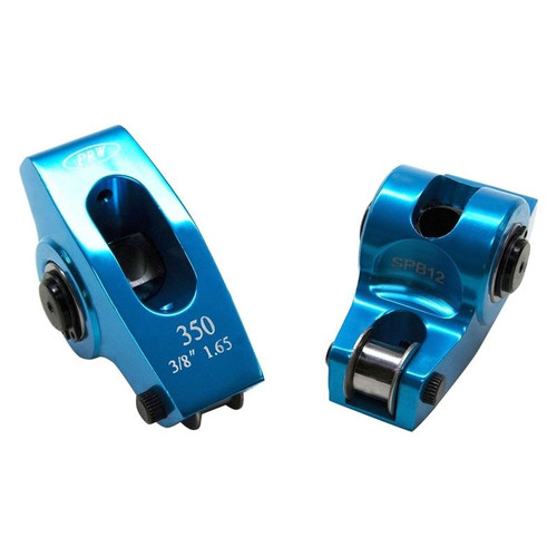 PRW 0335023 Small Block Chevy Pro Series Roller Rockers, 1.65 Ratio, 3/8" Stud, Self-Aligning