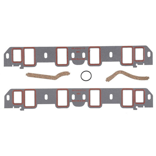 Mr-Gasket 5831 Small Block Ford Ultra-Seal Intake Manifold Gasket Set