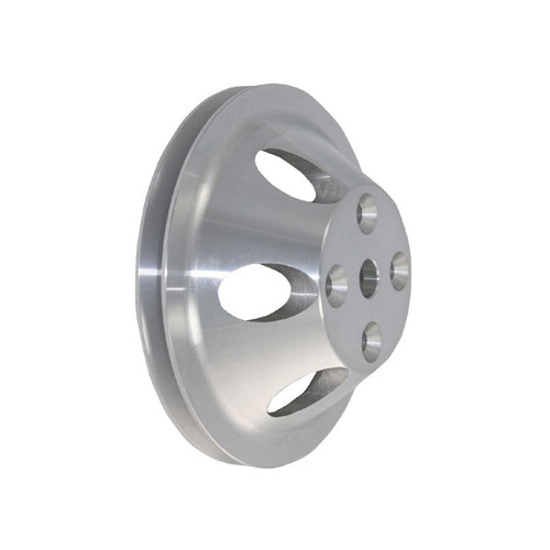 TSP SP8854 SB Chevy Single Groove Aluminum Water Pump Pulley, Long, Machined