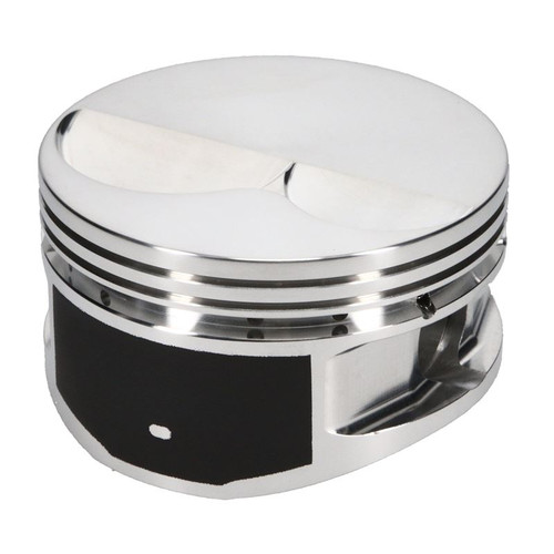 JE Pistons 181960 Small Block Chevy Forged Piston, Flat Top, 4.155 in. Bore, +6.00cc, Kit