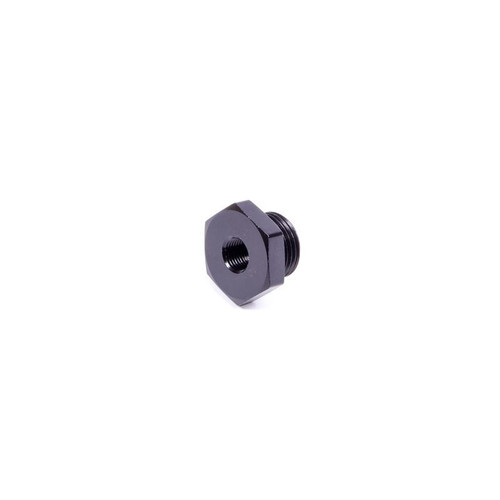 Aeromotive 15637 -08 ORB Port Plug with 1/8' NPT Port. Black