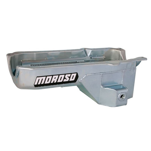 Moroso 20185 SB Chevy Gen II, Street/Strip Oil Pan, Rear Sump, 5.50 Quarts, Steel