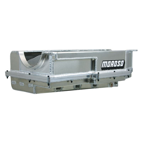 Moroso 21598 BB Chevy IV, Donovan Oil Pan, Full Sump, 8.5 in. Depth, Aluminum