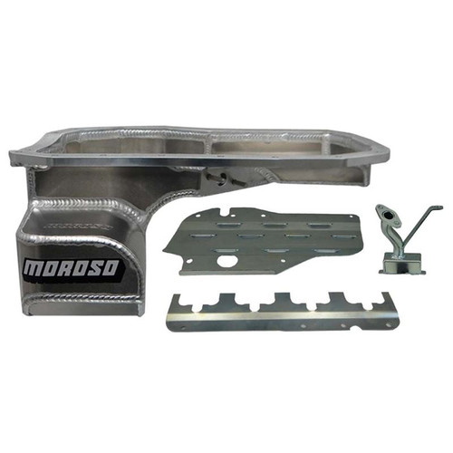 Moroso 20967 Mitsubishi 4-cyl, Street/Strip Oil Pan, Front Sump, 6.50 Quarts, Aluminum