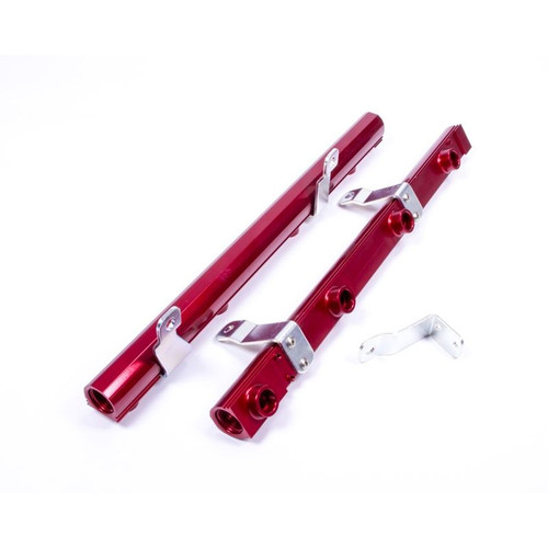 Aeromotive 14110 1999-2004 Ford 5.4L Fuel Rail Kit. Aluminum, Red Anodized, Brackets Included