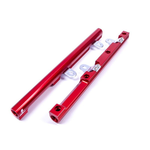 Aeromotive 14146 Chrysler 5.7L/6.1L Gen III HEMI Fuel Rail Kit, -8 AN, Aluminum, Red Anodized, Pair