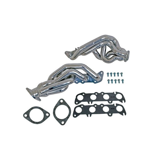 BBK 16320 2011-2014 Mustang 1-3/4 in. Shorty Steel Headers, Silver Ceramic