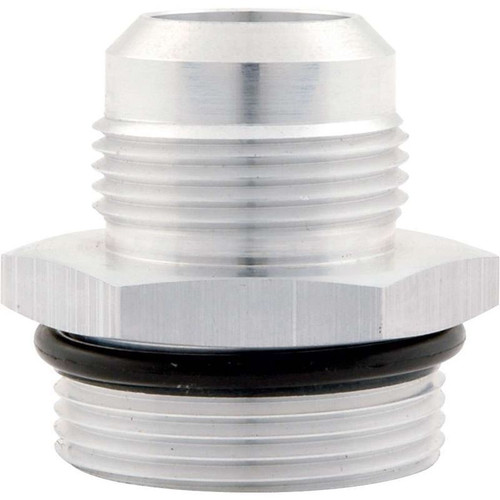 Allstar ALL30039 Inlet Fitting, -16 AN ORB to -16 AN ORB, Male, Aluminum, Clear