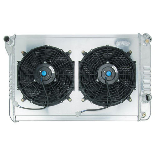 Cold Case LMP590AK 1982-1992 F-Body, Aluminum Radiator W/Fans, , Size 32 in. x 18.5 in.