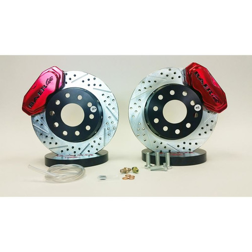 Baer Brakes 4261428FR 11.625 Inch Front SS4+ Deep Stage Drag Race Fire Red