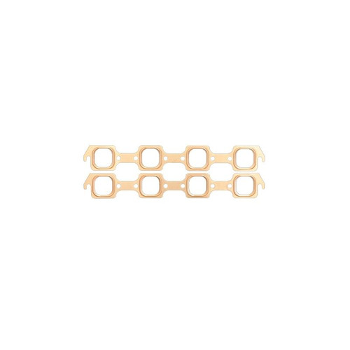 SCE 4236 SB Ford, Pro Copper Embossed Header Gaskets, 1.600 in. Port, Pair