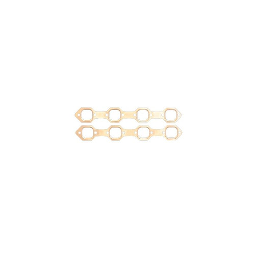 SCE 4636 SB Ford, Pro Copper Embossed Header Gaskets, 1.750 in. Port, Pair