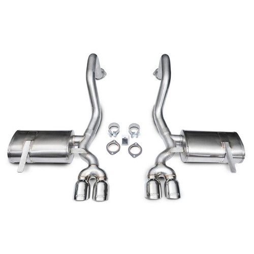 Corsa 14132 1997-2004 Corvette, Xtreme Rear Axle Back Exhaust System, Dual Into Four, 2 1/2 in.
