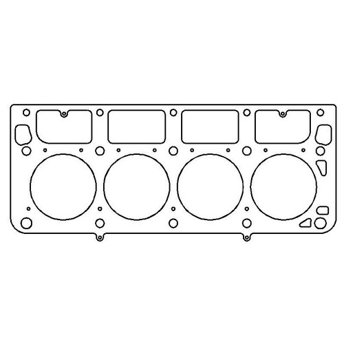 Cometic C5986-051 LS, MLX Head Gasket, 4.100 in. Bore, 0.051 in. Thickness, Each