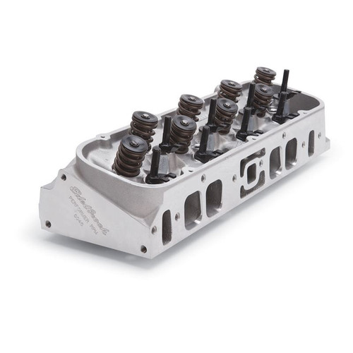 Edelbrock 60455 BBC Proformer RPM Cylinder Head, 290cc/110cc, Oval Port, Assembled, Each