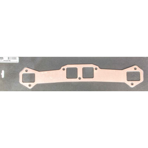 SCE Gaskets 4026 BBC Pro Copper Exhaust Gaskets, 2.065 x 1.530 in. Port, Pair
