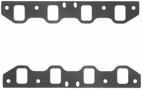 Fel-Pro 1253-3 SB Ford Intake Manifold Gaskets, 1.95 in. x 1.35 in. Port, .06 in. Thick