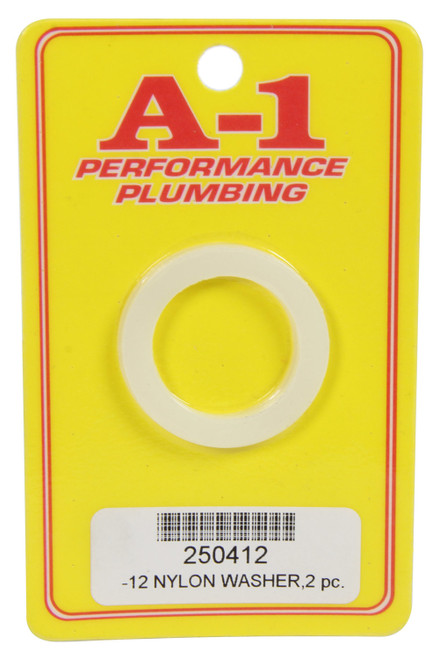 A-1 Products A1P250412 Sealing Washer, 12 AN, Nylon, Pair