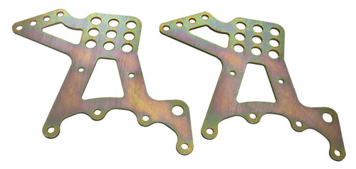 Afco Racing Products 20406 Torque Link Bracket, Bolt-On, Multiple Holes, Forward Mount, Steel, Natural, Upper, Quick Change Rear Ends, Pair