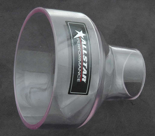 Allstar Performance ALL13007 Helmet Air Hose Adapter, 2-1/2 in Hose to 1-1/4 in Hose, Plastic, Clear, Each