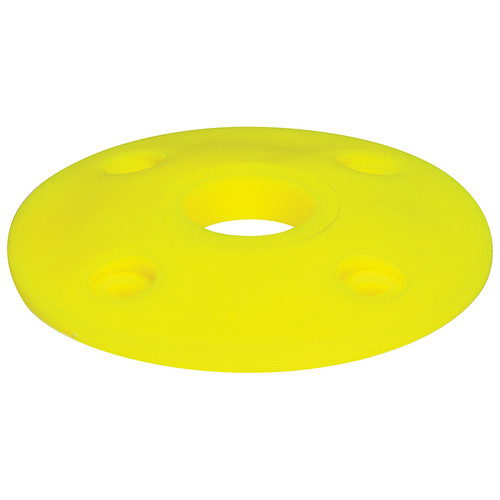 Allstar Performance ALL18438 Scuff Plate, 2 in OD, 1/2 in ID, Plastic, Neon Yellow, Set of 4