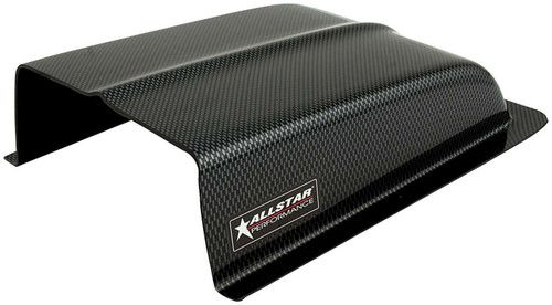 Allstar Performance ALL23228 Oil Cooler Scoop, 3 in Tall, 7 in Wide, 11 in Long, Plastic, Carbon Fiber Look, Each