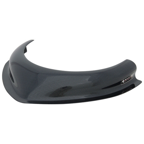Allstar Performance ALL23230 Hood Scoop, 2-1/2 in Height, Tapered Front, Plastic, Carbon Fiber Look, Each