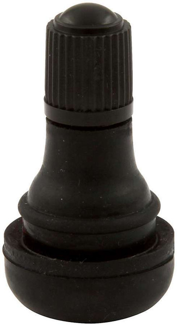 Allstar Performance ALL44139 Valve Stem, Pull Through, 1/2 in Rim Hole, Rubber, Black, Set of 4