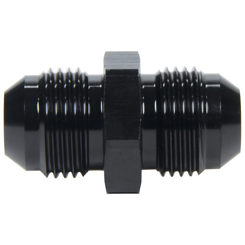 Allstar Performance ALL49714 Fitting, Adapter, Straight, 10 AN Male to 10 AN Male, Aluminum, Black Anodized, Each