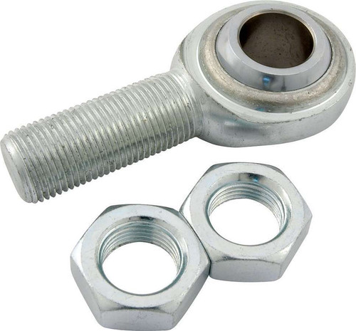 Allstar Performance ALL52132-10 Steering Shaft Support, Spherical Rod End, 3/4-16 in Right Hand Male Thread, Oversized, Jam Nut, Steel, Zinc Oxide, 3/4 in Steering Shaft, Set of 10