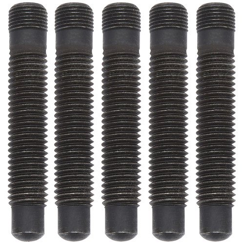 Allstar Performance ALL99491 Wheel Stud, 5/8-11 in Thread, 3.750 in Long, Steel, Black Oxide, Set of 5