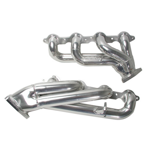 Bbk Performance 40060 Headers, Shorty, 1-3/4 in Primary, Stock Collector Flange, Steel, Metallic Ceramic, GM LS-Series, GM Fullsize SUV / Truck 1999-2009, Pair