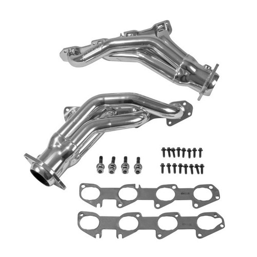 Bbk Performance 40130 Headers, Shorty, 1-7/8 in Primary, Stock Collector Flange, Steel, Metallic Ceramic, Chrysler 300C 2005-10 / Dodge Challenger 2008-10 / Dodge Charger 2006-10, Pair