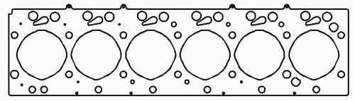 Cometic Gaskets C5597-061 Cylinder Head Gasket, MLX, 4.100 in Bore, 0.061 in Compression Thickness, Multi-Layered Stainless Steel, Dodge Cummins, Each
