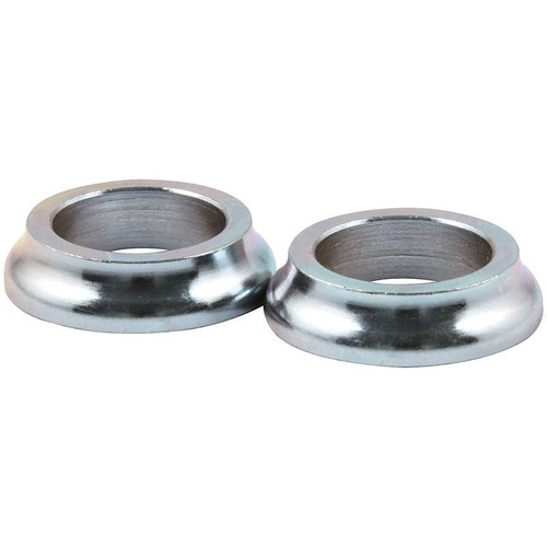 Allstar ALL18580-10 Tapered Spacers, 5/8 in. ID, 1/4 in. Thick, Steel, Zink, Pack of 10