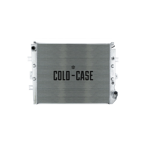 Cold Case Radiators GMT576A Radiator, 41 in W x 28.500 in H x 2.750 in D, Driver Side Inlet, Passenger Side Outlet, Aluminum, Polished, GM Fullsize Truck 2011-16, Each